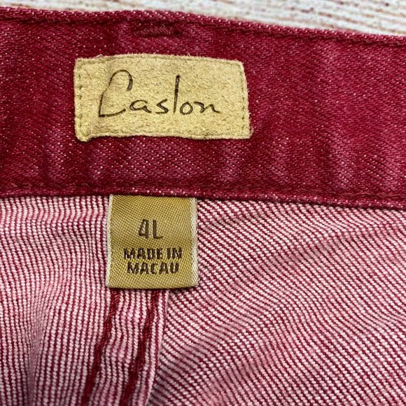 CASLON Red Stretch Denim Jeans 4L - Picture 7 of 13